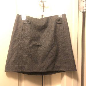 J. Crew Grey Wool Skirt